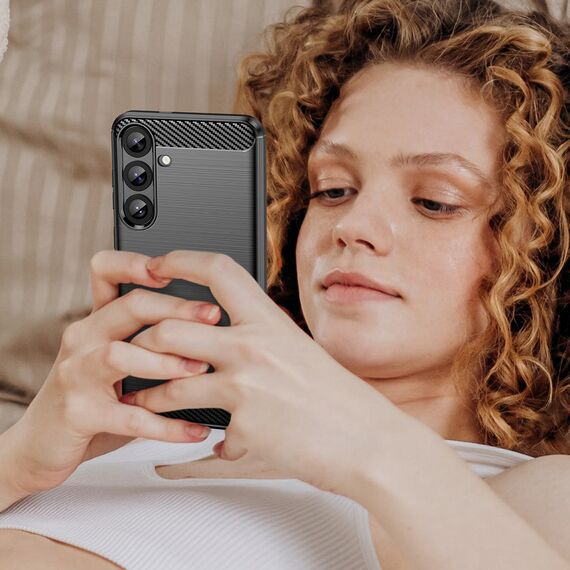 Carbon Case for Samsung Galaxy S25+ - Black - Samsung Cases - Cases - Techbox