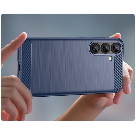 Carbon Case for Samsung Galaxy S25+ - Blue | Techbox