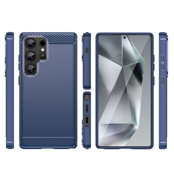 Carbon Case for Samsung Galaxy S25 Ultra - Blue | Techbox