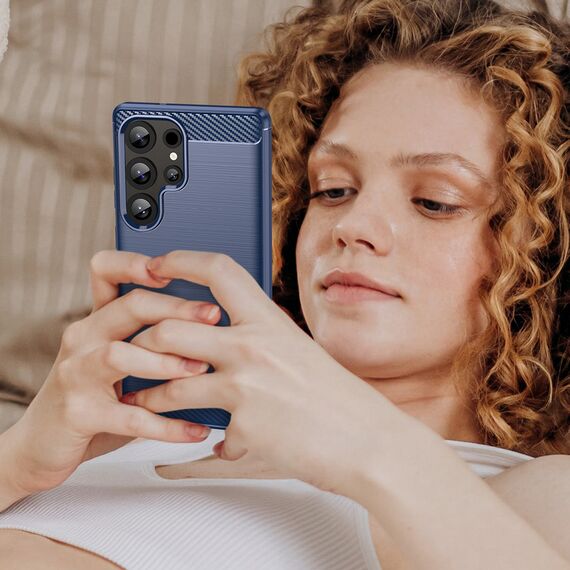 Carbon Case for Samsung Galaxy S25 Ultra - Blue | Techbox