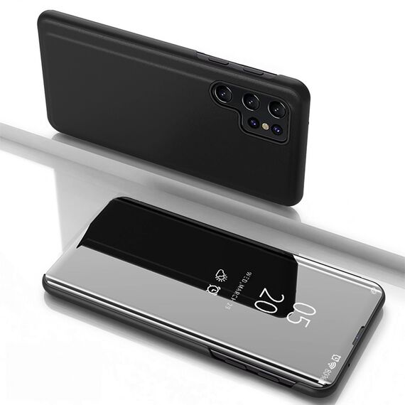 Clear View Case for Samsung Galaxy S25 Ultra Flip Cover - Black - Samsung Cases - Cases - Techbox