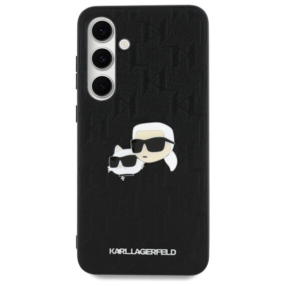Karl Lagerfeld KLHCS24FEPGKLKCPK Sam S24 FE S721 black/black hardcase Monogram Karl&amp;Chaoupette Head Pin