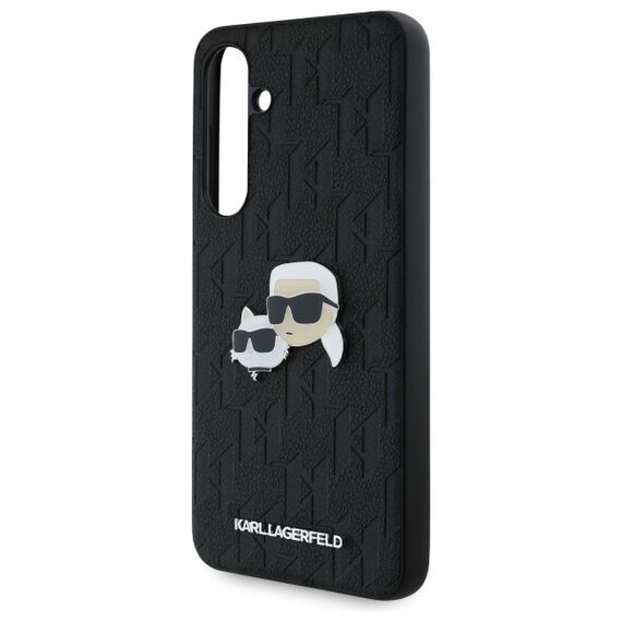 Karl Lagerfeld KLHCS24FEPGKLKCPK Sam S24 FE S721 black/black hardcase Monogram Karl&amp;Chaoupette Head Pin