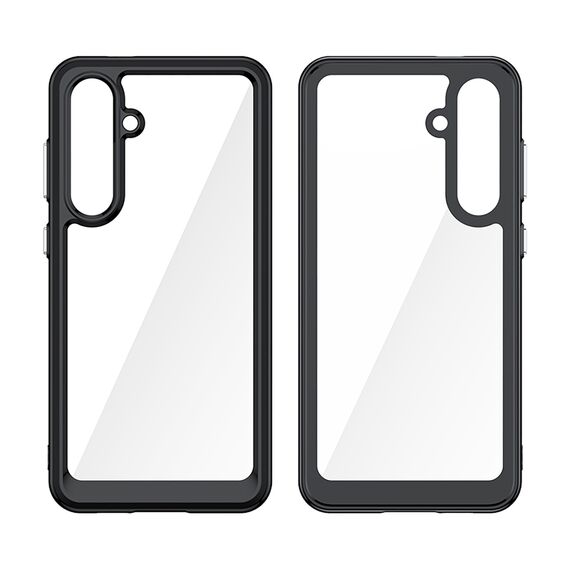 Outer Space Case with Gel Frame for Samsung Galaxy S24 FE - Black | Techbox