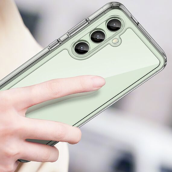 Outer Space Case with Gel Frame for Samsung Galaxy S24 FE - Transparent - Samsung Cases - Cases - Techbox