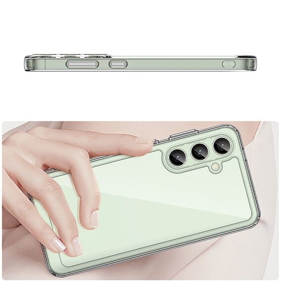 Outer Space Case with Gel Frame for Samsung Galaxy S24 FE - Transparent - Samsung Cases - Cases - Techbox