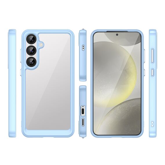 Outer Space Case with Gel Frame for Samsung Galaxy S25+ - Blue | Techbox