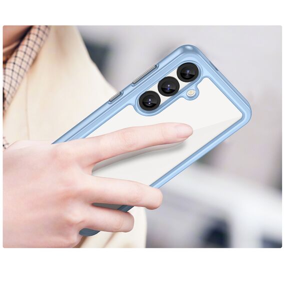 Outer Space Case with Gel Frame for Samsung Galaxy S25 - Blue | Techbox