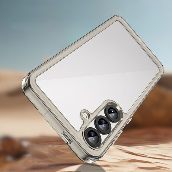 Outer Space Case with Gel Frame for Samsung Galaxy S25+ - Clear Black - Samsung Cases - Cases - Techbox