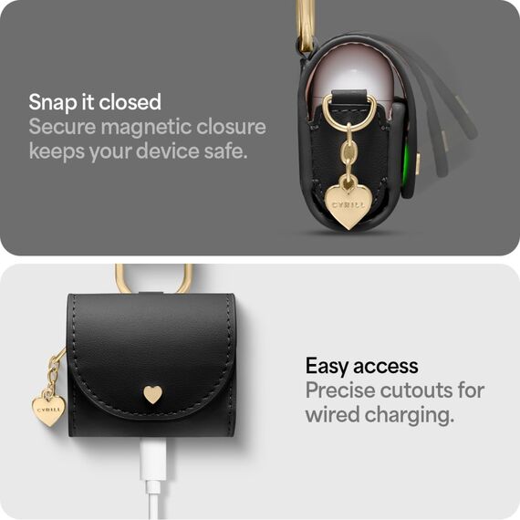 Spigen Cyrill Mini Bag for AirPods 4 - Black - Smartphone Accessories - Cables & Accessories - Techbox