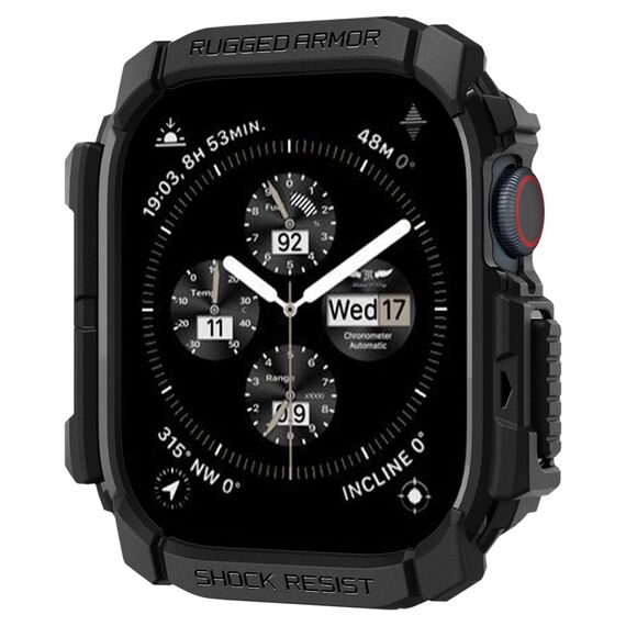 Spigen Rugged Armor Case for Apple Watch 10 46mm - Black | Techbox
