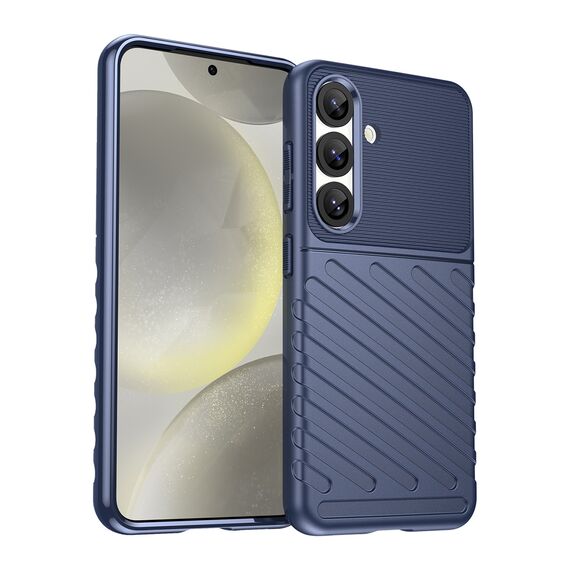 Thunder Case Samsung Galaxy S25 Silicone Armored Case - Blue - Samsung Cases - Cases - Techbox