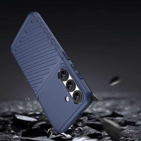 Thunder Case Samsung Galaxy S25 Silicone Armored Case - Blue - Samsung Cases - Cases - Techbox