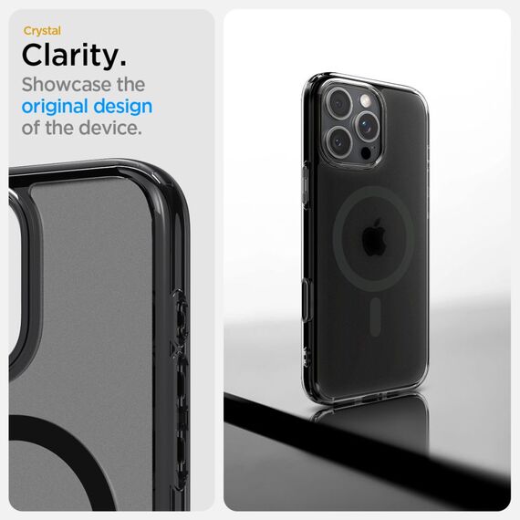 Spigen Ultra Hybrid "T" MagSafe Case for iPhone 16 Pro Max - Black | Techbox
