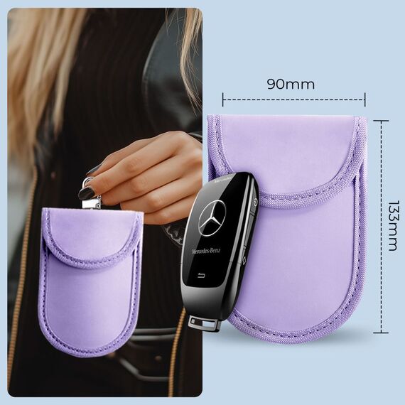Tech-Protect KLR100 RFID Blocking Car Key Case - Purple - Universal Cases - Cases - Techbox