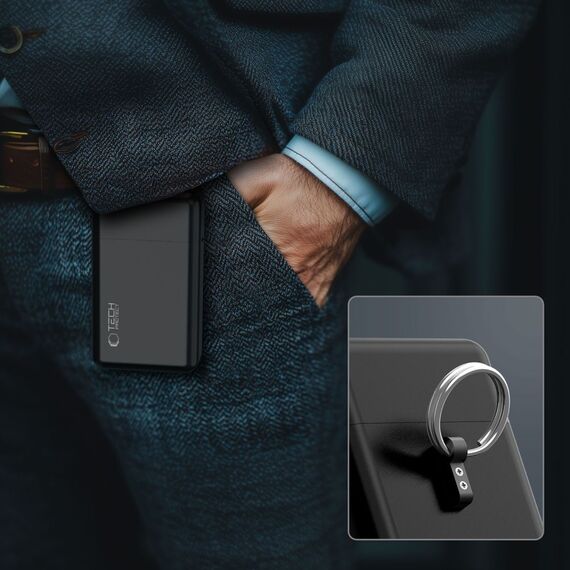Tech-Protect KLR200 Metal Car Key Case RFID Blocking - Black | Techbox