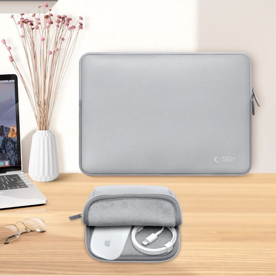 Tech-Protect Neoslim 13-14" Laptop Bag - Gray - Bags & Backpacks - Laptop Accessories - Techbox
