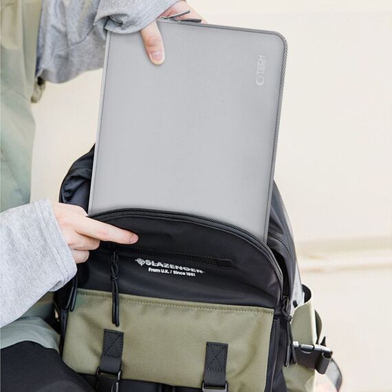 Tech-Protect Neoslim 13-14" Laptop Bag - Gray - Bags & Backpacks - Laptop Accessories - Techbox