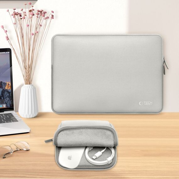 Tech-Protect Neoslim 15-16" Laptop Bag - Gray - Bags & Backpacks - Laptop Accessories - Techbox