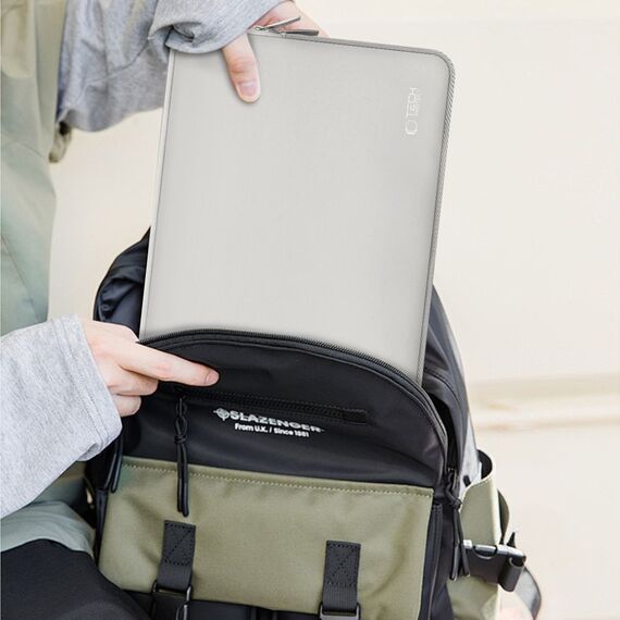 Tech-Protect Neoslim 15-16" Laptop Bag - Gray - Bags & Backpacks - Laptop Accessories - Techbox