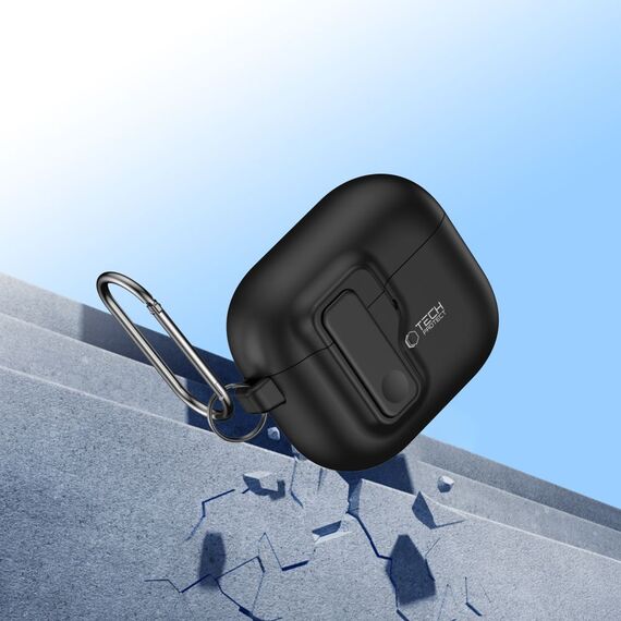 Tech-Protect Slim Hook Case for AirPods 4 - Black | Techbox