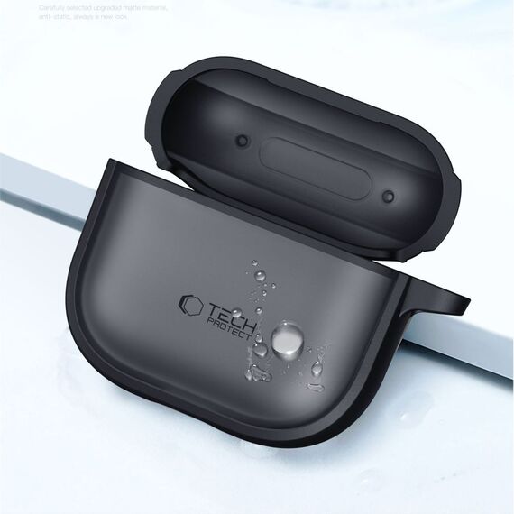 Tech-Protect Slim Hook Case for AirPods 4 - Gray - Smartphone Accessories - Cables & Accessories - Techbox