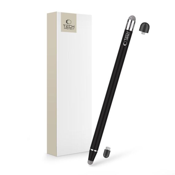 Tech-Protect USP100 4-TIP Touch Stylus Passive Pen - Black - Smartphone Accessories - Cables & Accessories - Techbox