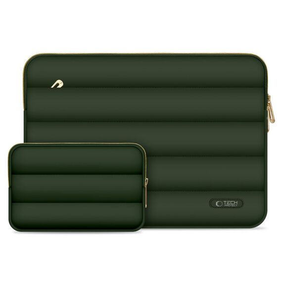 Laptop bag 15-16 Tech-Protect Puffy - olive - Bags & Backpacks - Laptop Accessories - Techbox