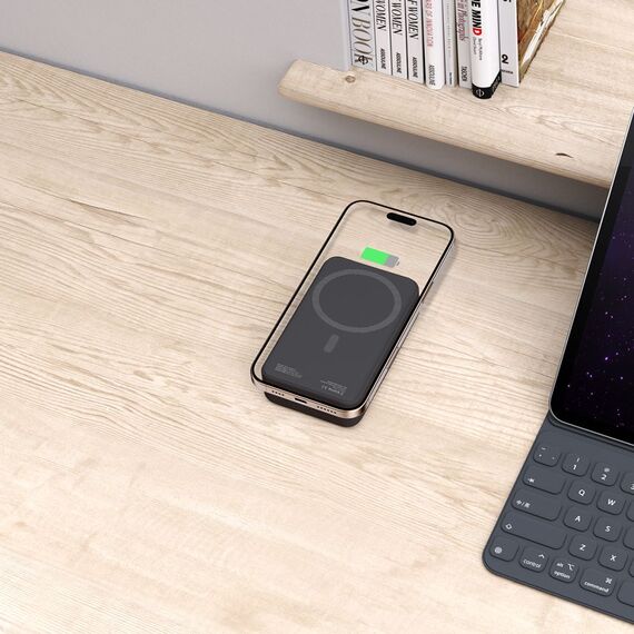 Powerbank Tech-Protect PB12 LifeMag MagSafe 20000MAH - black - Powerbanks - Smartphone Chargers - Techbox