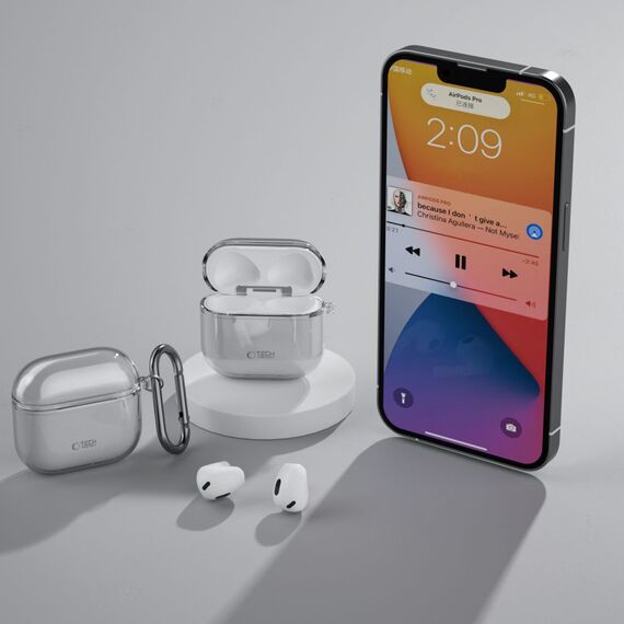 Tech-Protect FlexAir Case for AirPods 4 - Gray - Smartphone Accessories - Cables & Accessories - Techbox