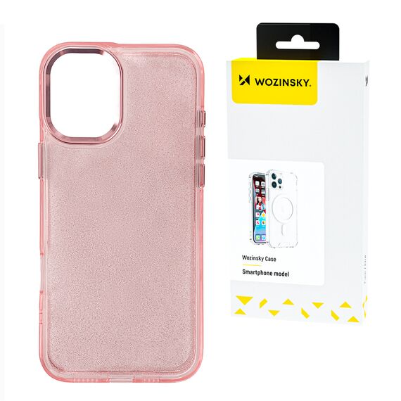 Wozinsky Glitter Case for Samsung Galaxy S25+ - Pink with Glitter - Samsung Cases - Cases - Techbox