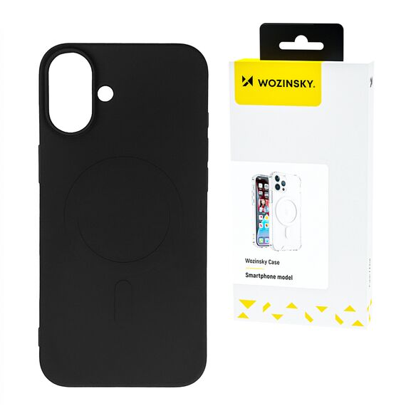 Wozinsky Silicone Case Magsafe Magnetic Case for Samsung Galaxy S25 Ultra - Black - Samsung Cases - Cases - Techbox