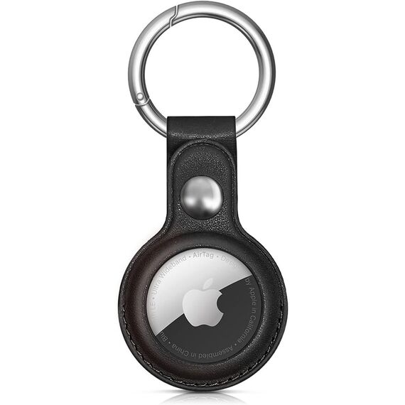 Apple AirTag PU Leather Case - Black - Uncategorized Cases (2) - Cases - Techbox
