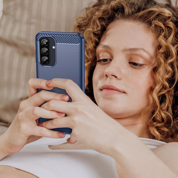 Carbon Case Samsung Galaxy A26 Blue - Uncategorized Cases (2) - Cases - Techbox