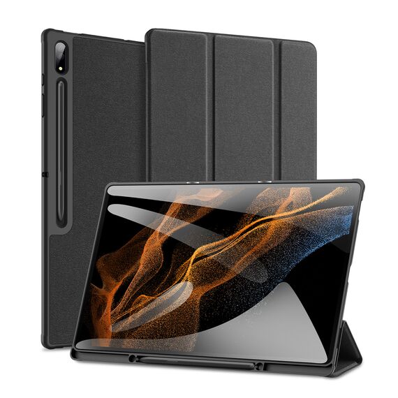 Dux Ducis Domo foldable cover for tablet with Smart Sleep function Samsung Galaxy Tab S8/S9 Ultra stand black | Techbox