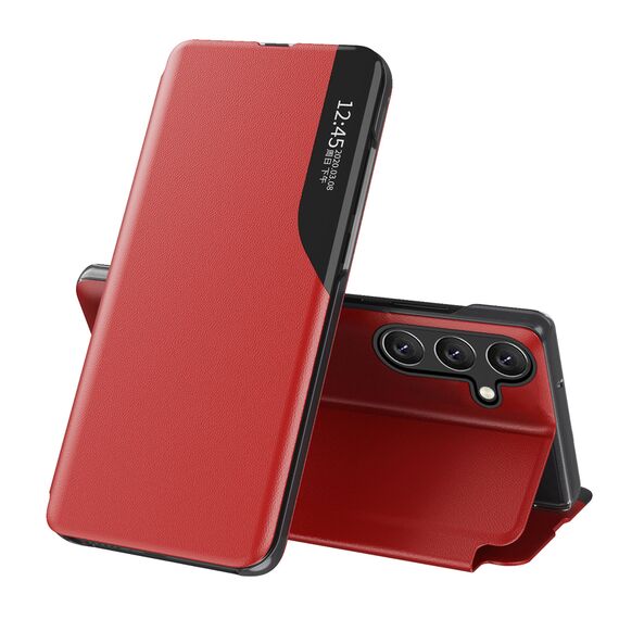 Eco Leather View Case elegant case with flap and stand function for Samsung Galaxy A26 - red - Uncategorized Cases (2) - Cases - Techbox