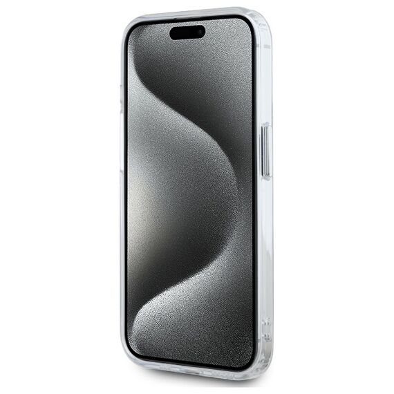 Karl Lagerfeld IML Metal Choupette Head MagSafe iPhone 15 Pro Case - White - Uncategorized Cases (2) - Cases - Techbox