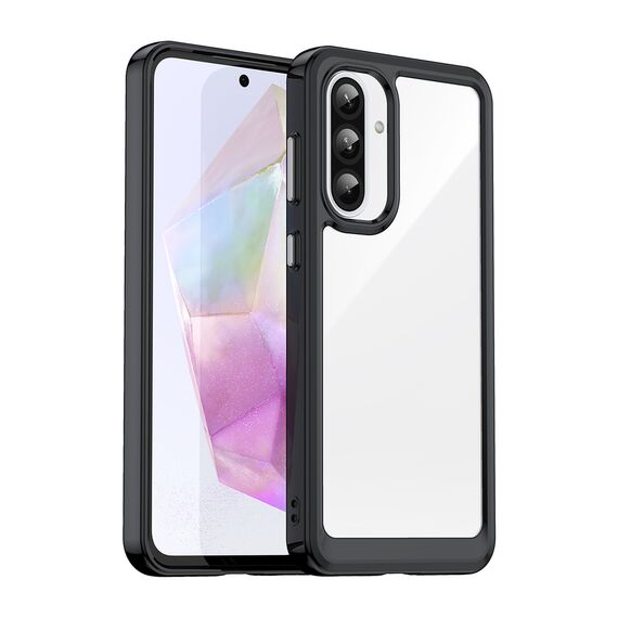 Outer Space Case for Samsung Galaxy A26 Cover with Flexible Frame - Black | Techbox