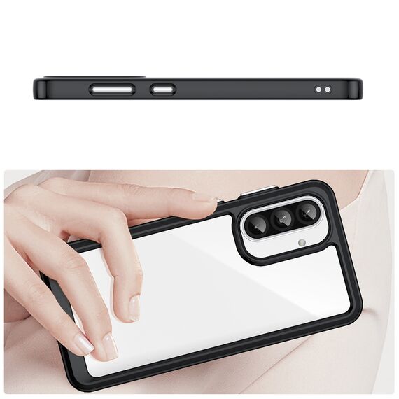Outer Space Case for Samsung Galaxy A26 Cover with Flexible Frame - Black | Techbox