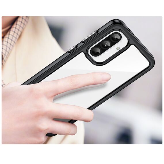 Outer Space Case for Samsung Galaxy A26 Cover with Flexible Frame - Black | Techbox
