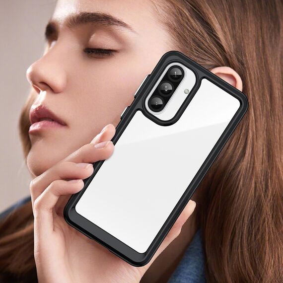 Outer Space Case for Samsung Galaxy A26 Cover with Flexible Frame - Black | Techbox