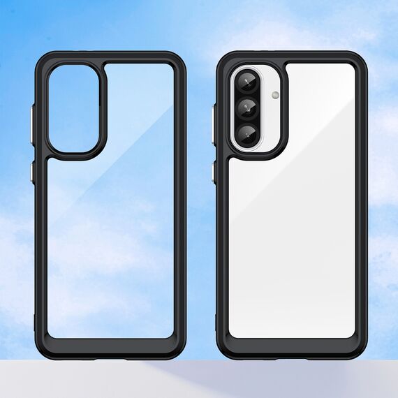 Outer Space Case for Samsung Galaxy A26 Cover with Flexible Frame - Black | Techbox