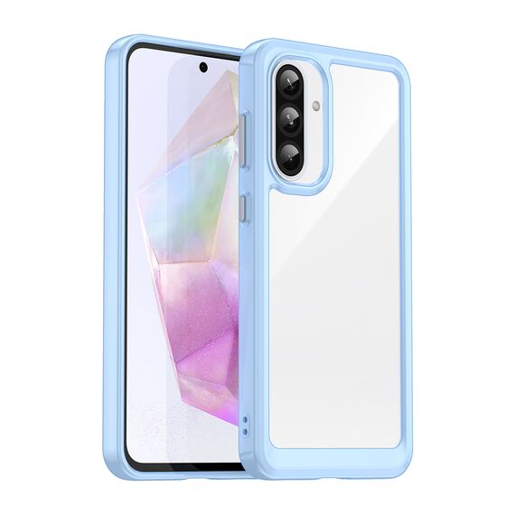 Outer Space Case for Samsung Galaxy A56 Cover with Flexible Frame - Blue | Techbox