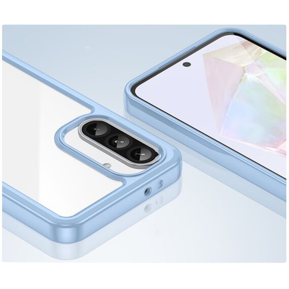Outer Space Case for Samsung Galaxy A56 Cover with Flexible Frame - Blue | Techbox