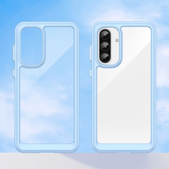 Outer Space Case for Samsung Galaxy A56 Cover with Flexible Frame - Blue | Techbox