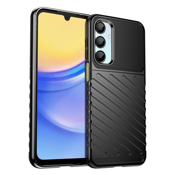 Thunder Case for Samsung Galaxy A26 Silicone Armored Cover - Black | Techbox