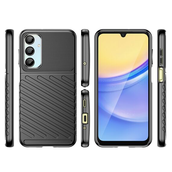 Thunder Case for Samsung Galaxy A26 Silicone Armored Cover - Black | Techbox