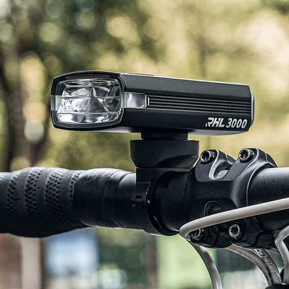 Wozinsky Front Bike Light + USB-C Cable (3000 lm) - Black - Smartphone Holders - Smartphones - Techbox