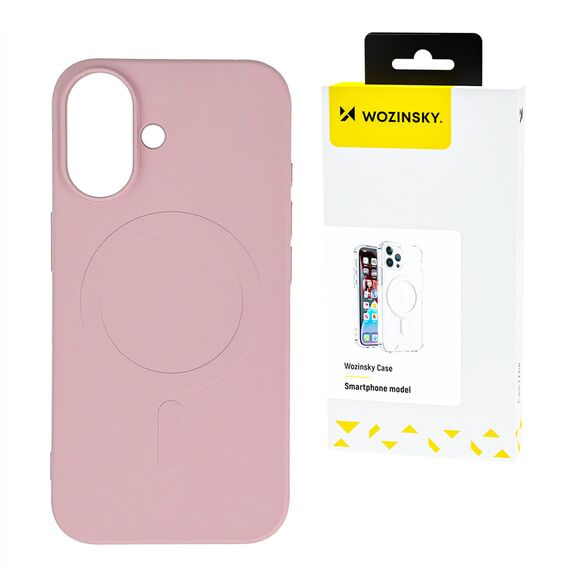 Wozinsky Liquid Silicone Case MagSafe Samsung Galaxy S24 FE Light pink | Techbox