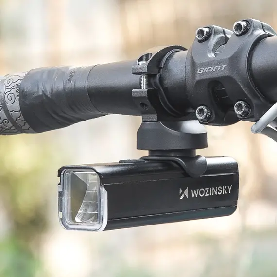 Wozinsky WSBLB3 Front (1000 lm) and Rear USB-C Bike Light Set - Black - Smartphone Holders - Smartphones - Techbox